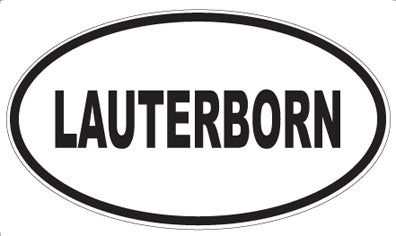 LAUTERBORN - Oval Sticker