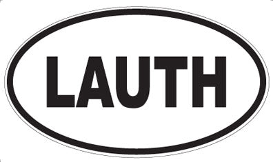 LAUTH - Oval Sticker