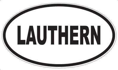 LAUTHERN - Oval Magnet