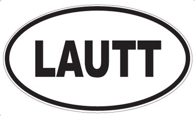 LAUTT - Oval Magnet