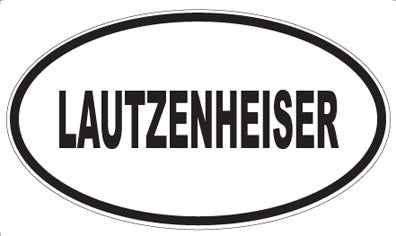 LAUTZENHEISER - Oval Magnet