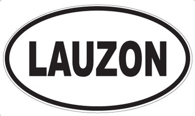 LAUZON - Oval Magnet