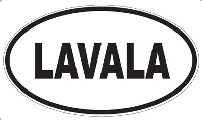 LAVALA - Oval Sticker