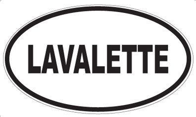 LAVALETTE - Oval Sticker