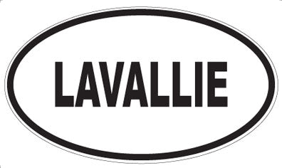 LAVALLIE - Oval Sticker