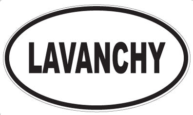 LAVANCHY - Oval Magnet