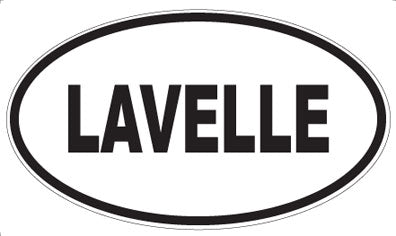 LAVELLE - Oval Sticker