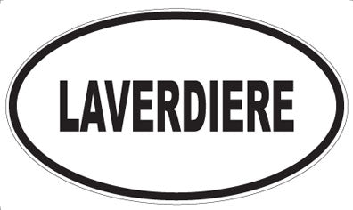 LAVERDIERE - Oval Magnet