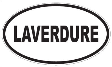 LAVERDURE - Oval Sticker