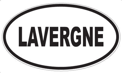 LAVERGNE - Oval Sticker