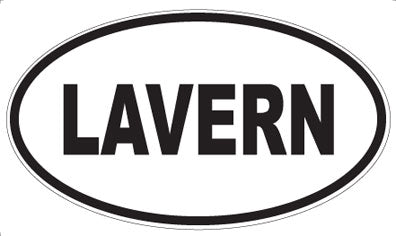 LAVERN - Oval Sticker