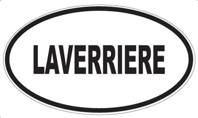 LAVERRIERE - Oval Sticker