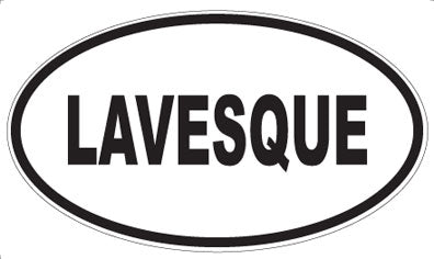 LAVESQUE - Oval Magnet