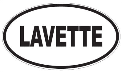 LAVETTE - Oval Sticker