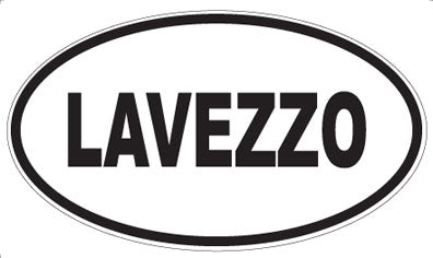LAVEZZO - Oval Sticker
