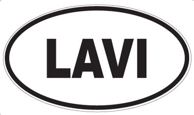 LAVI - Oval Sticker