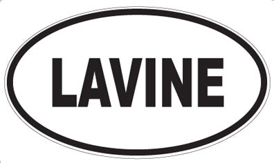 LAVINE - Oval Sticker