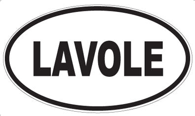 LAVOLE - Oval Sticker