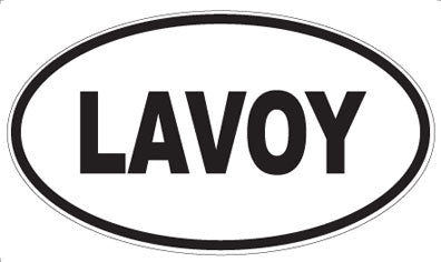LAVOY - Oval Sticker