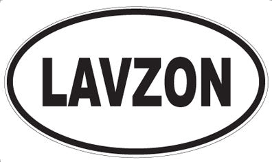 LAVZON - Oval Sticker