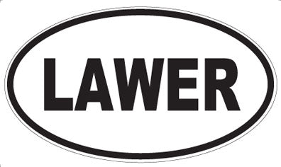 LAWER - Oval Magnet