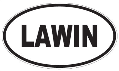 LAWIN - Oval Magnet
