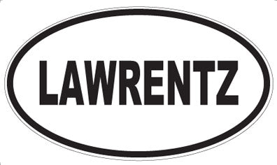 LAWRENTZ - Oval Magnet