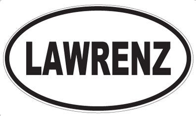 LAWRENZ - Oval Magnet