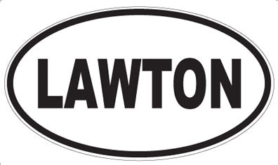 LAWTON - Oval Sticker