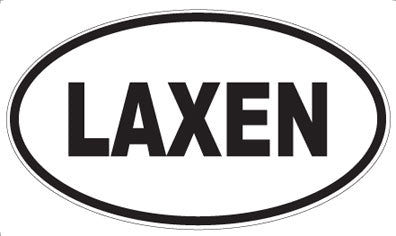 LAXEN - Oval Sticker