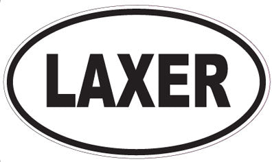 LAXER - Oval Magnet