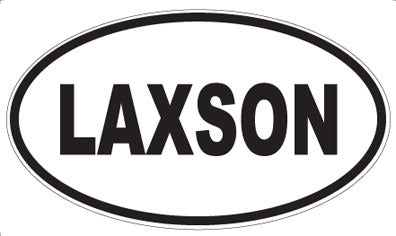 LAXSON - Oval Sticker