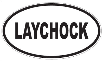 LAYCHOCK - Oval Sticker