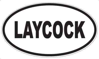 LAYCOCK - Oval Sticker
