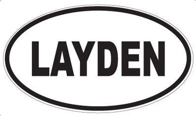 LAYDEN - Oval Magnet