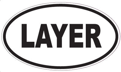 LAYER - Oval Sticker