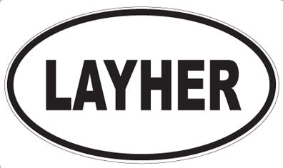 LAYHER - Oval Sticker