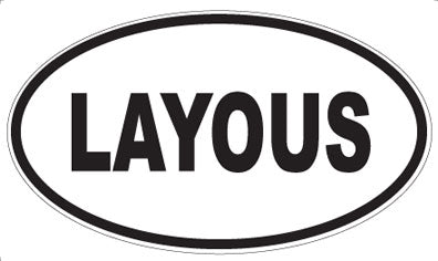 LAYOUS - Oval Sticker