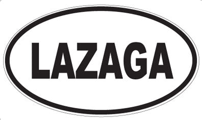LAZAGA - Oval Magnet