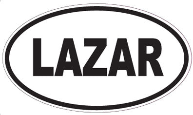 LAZAR - Oval Sticker