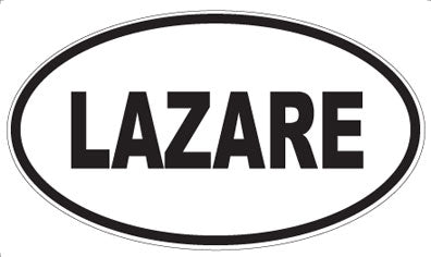LAZARE - Oval Sticker