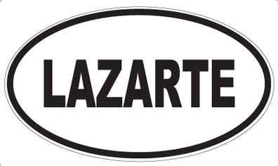 LAZARTE - Oval Magnet