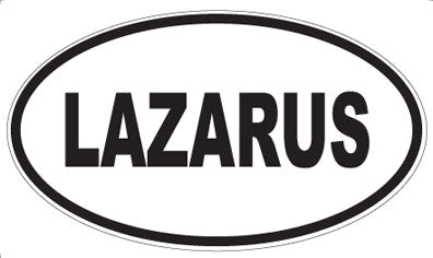 LAZARUS - Oval Sticker