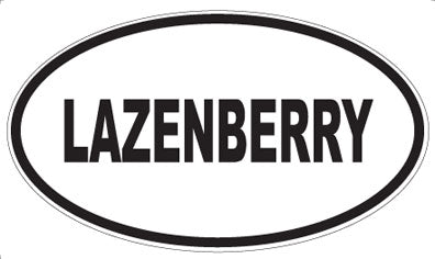 LAZENBERRY - Oval Magnet