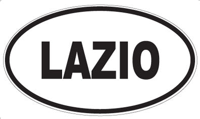 LAZIO - Oval Sticker