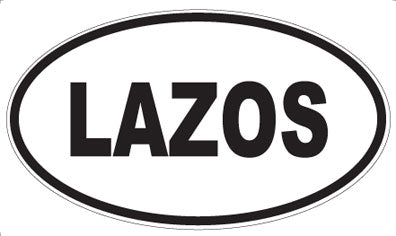 LAZOS - Oval Sticker