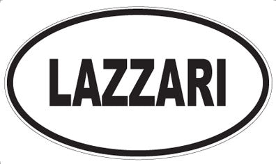 LAZZARI - Oval Sticker