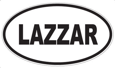 LAZZAR - Oval Magnet