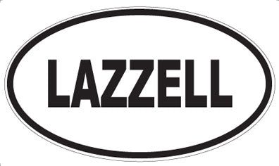 LAZZELL - Oval Sticker