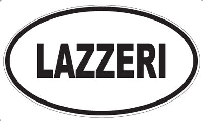 LAZZERI - Oval Magnet